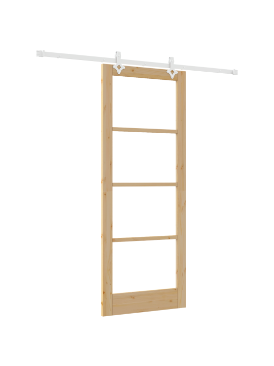 Liuguks riistvarakomplekt 83x211 cm kvaliteetne puit männipuit