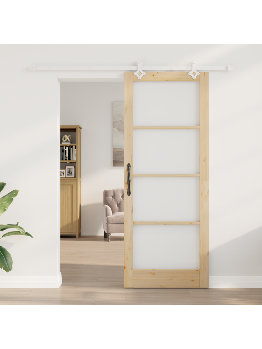 Liuguks riistvarakomplekt 83x211 cm kvaliteetne puit männipuit