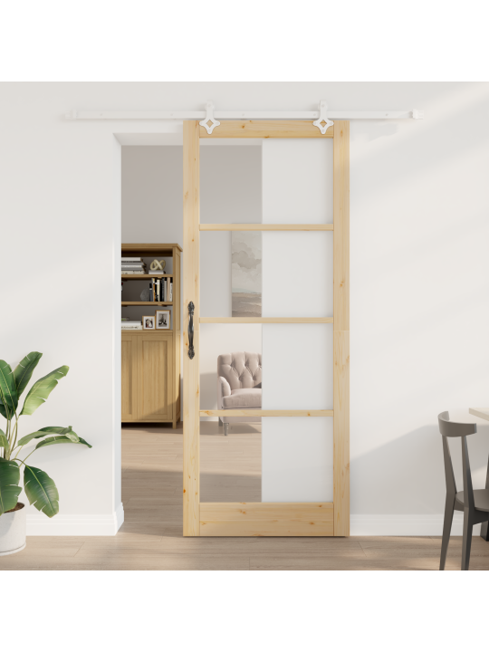 Liuguks koos riistvaraga 93x232 cm solidne männipuit