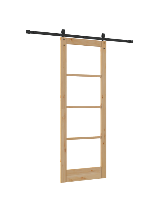 Liuguks koos tarvikute komplekt 78x211 cm tugev puit männipuu