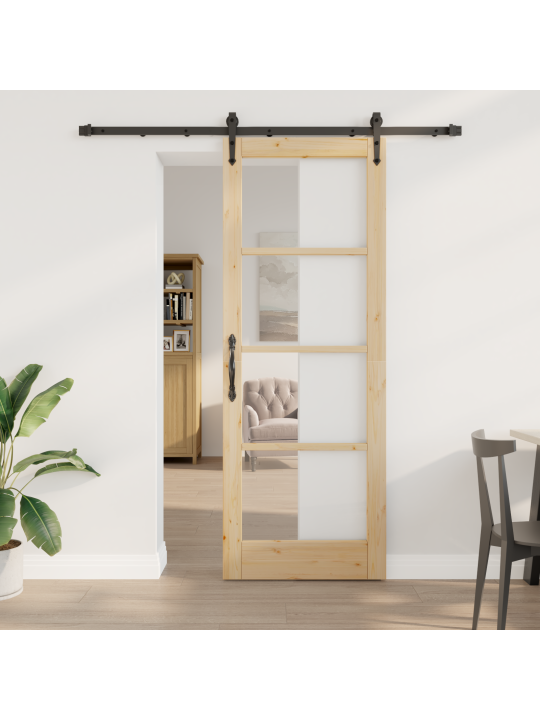 Liuguks koos tarvikute komplekt 78x211 cm tugev puit männipuu