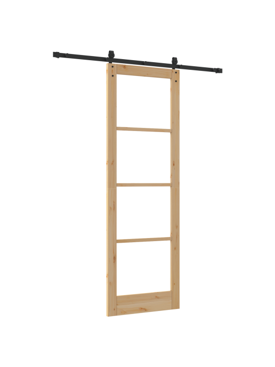 Liuguks koos tarvikute komplektiga 78x232 cm kvaliteetne männipuit