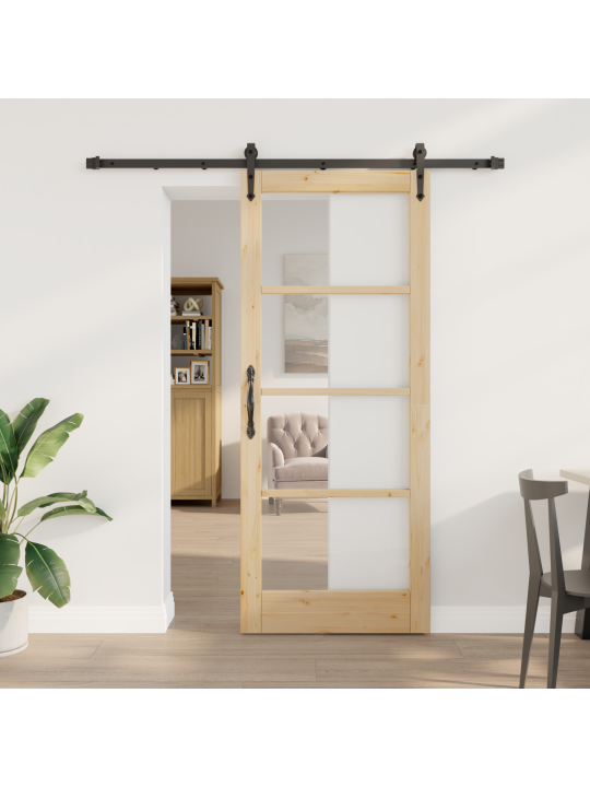 Lükanduksed riistvara komplekt 83x202 cm tugev puidust männipuu