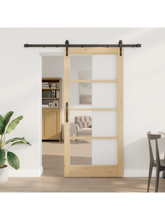Liuguks koos riistvarakomplektiga 93x202 cm tugev männipuit