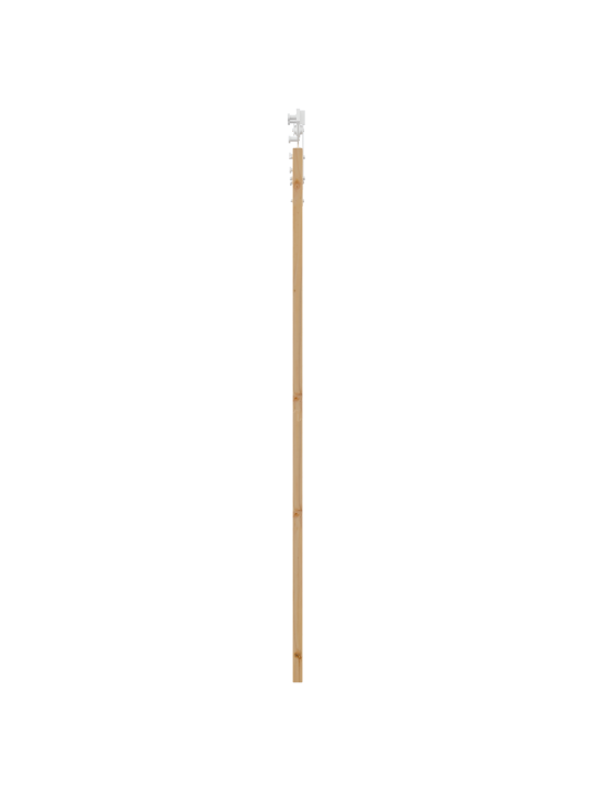 Libisev uks koos materjalide komplektiga 78x211 cm tugevast puidust männist