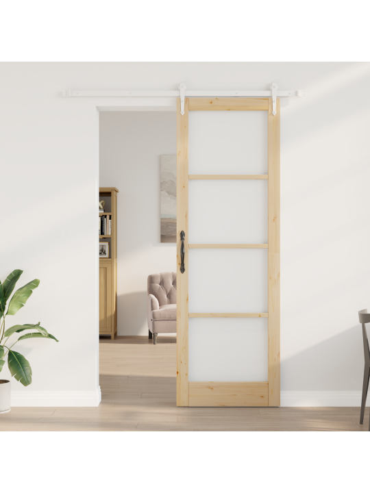 Liuguks koos hardware komplektiga 78x232 cm tugev puit männipuit