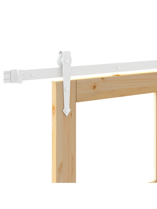Liuguks riistvarakomplektiga 83x211 cm massiivpuit männist