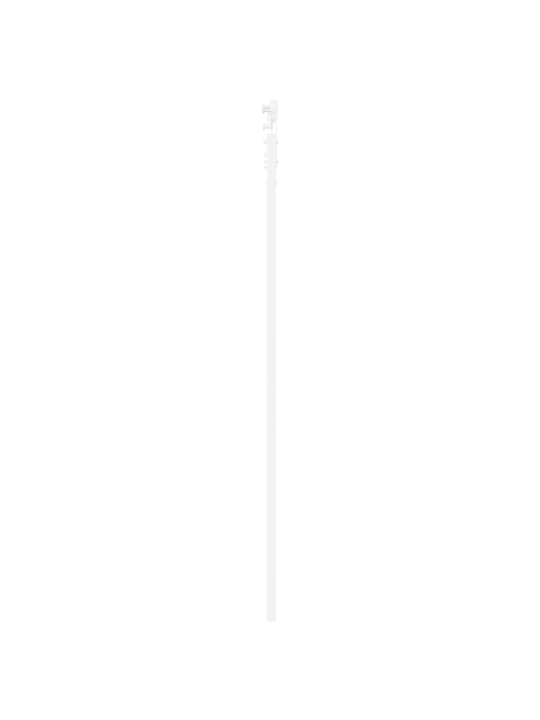 Libisev uks koos riistvaraga komplekt valge 83x211 cm täispuit männipuit