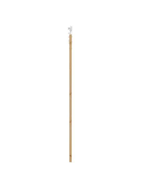 Libisev uks koos riistvarakomplektiga 93x211 cm tugev puu männipuit