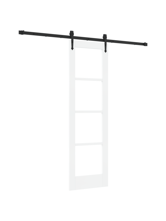 Liuguks varustuse komplekt valge 61x198.5 cm täispuit pöök