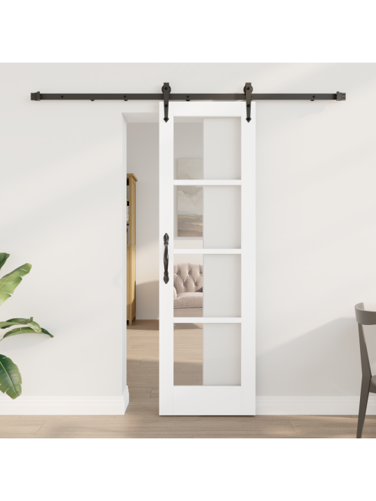 Liuguks varustuse komplekt valge 61x198.5 cm täispuit pöök