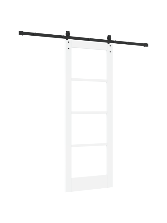 Liuguks koos tarvikute komplektiga valge 73.5x198.5 cm kvaliteetne puidust mänd