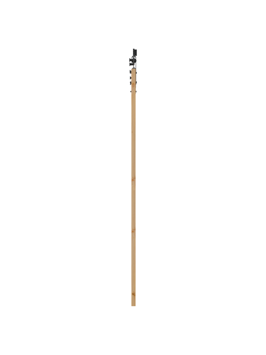 Libisev uks koos tarvikute komplektiga 73.5x211 cm kõvast männipuidust