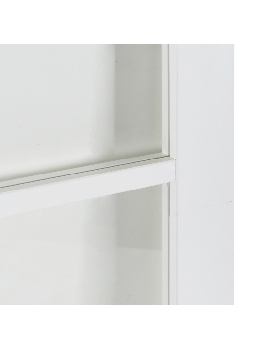 Liuguks koos tarvikute komplektiga valge 73.5x211 cm soliidne männipuu