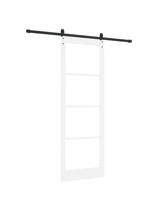 Liuguks koos tarvikutega valge 83x232 cm tugev puit pine