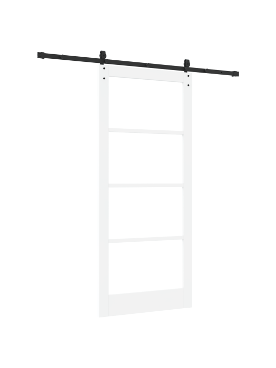 Libisev uks koos riistvarakomplektiga valge 93x211 cm tootja puit