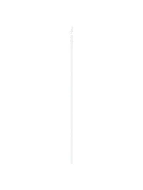 Liuguks koos tarvikute komplektiga valge 93x232 cm tugev puit kuusk