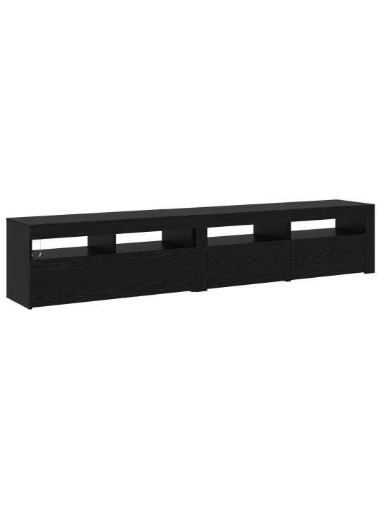 Tv kapid 2 tk led tulgedega mustast tammepuidust