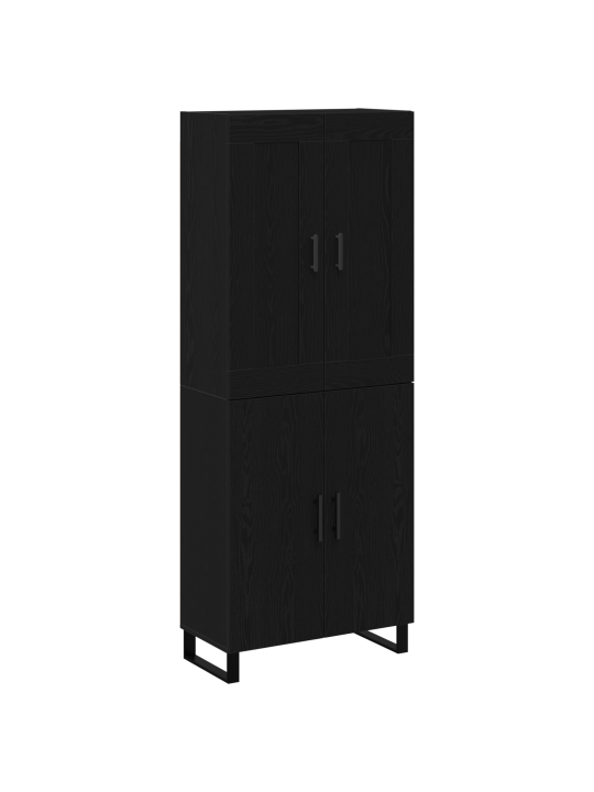Kõrglauad must tamm 69.5x34x180 cm inseneripuit