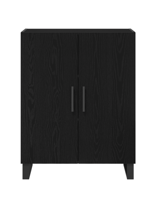 Kõrglauad must tamm 69.5x34x180 cm inseneripuit