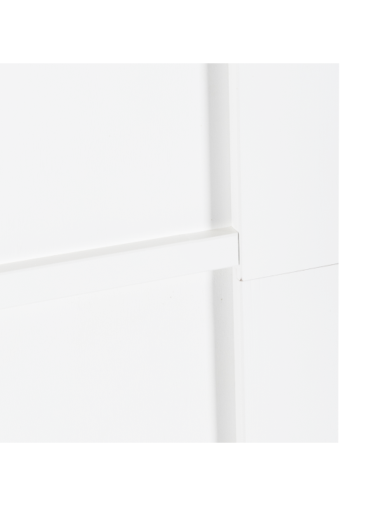 Libisev uks koos varustuskomplektiga valge 86x211 cm solidpuit plaat