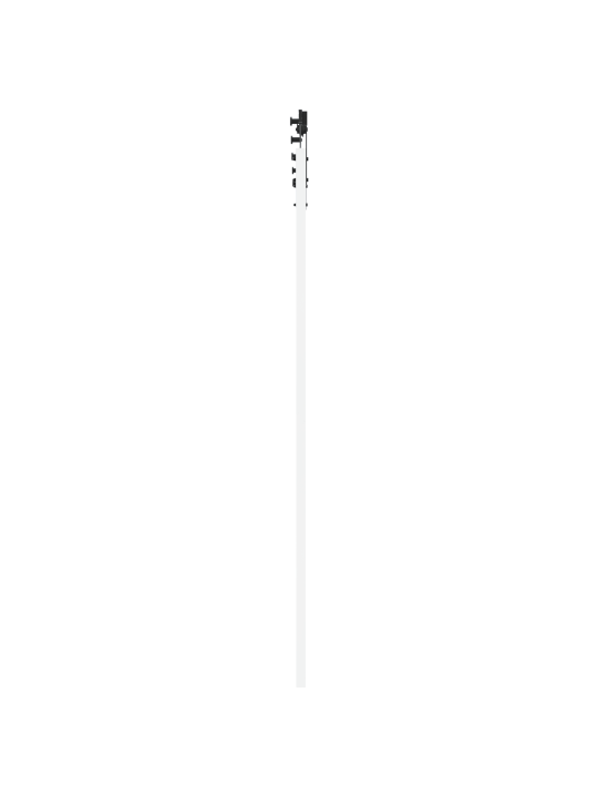 Libisev uks koos varustuskomplektiga valge 86x211 cm solidpuit plaat