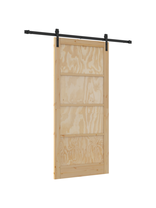 Liuguks koos tarvikute komplektiga 93x202 cm tugevast männipuust