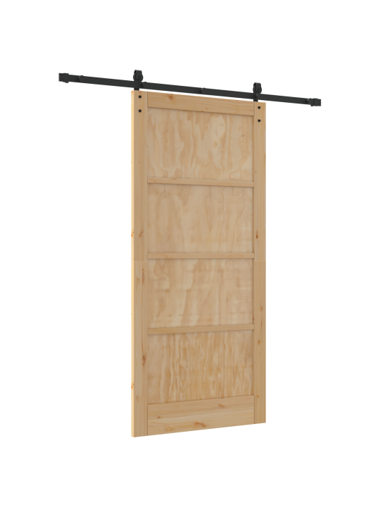 Liuguks koos tarvikute komplektiga 93x202 cm tugevast männipuust