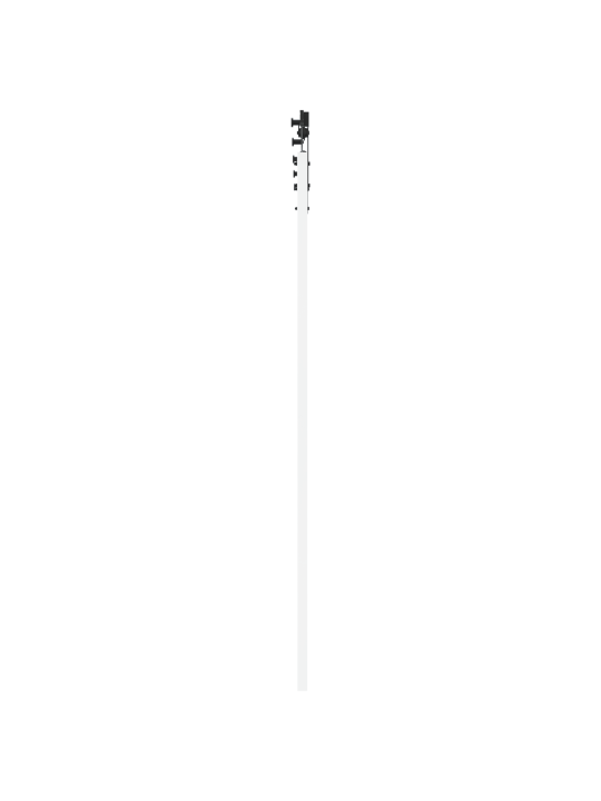 Libistatav uks koos riistvarakomplektiga valge 78x202 cm tugev puidust mänd
