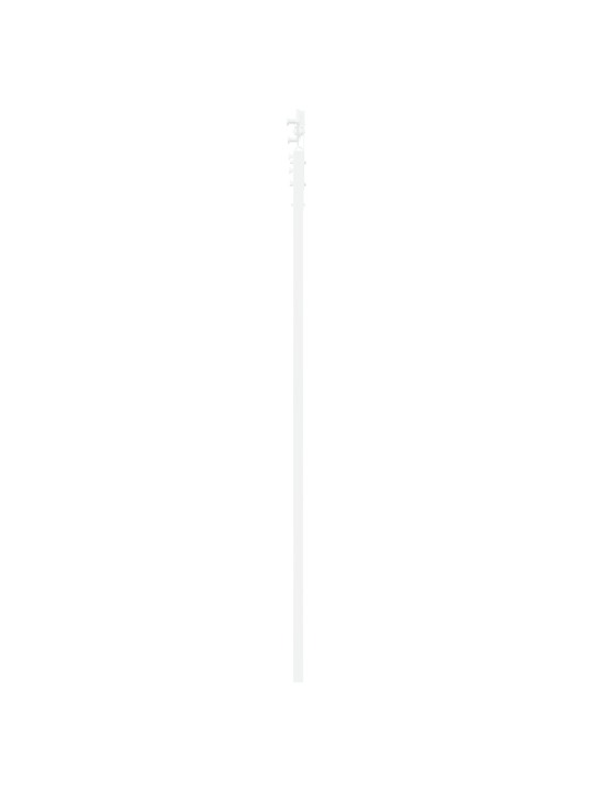 Liuguks koos konstruktsiooniga valge 73.5x198.5 cm tugev männi puit