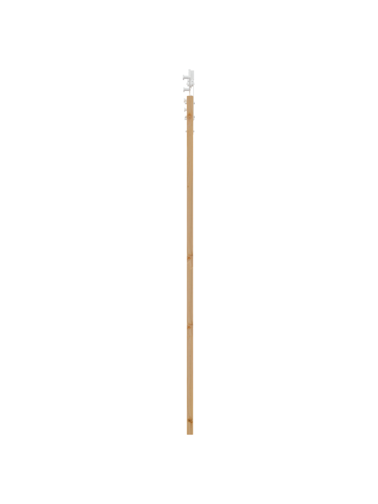 Libisev uks koos tarvikute komplektiga 78x202 cm massiivne männipuit