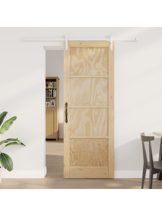 Liuguks koos tarvikute komplektiga 78x211 cm tugev puit mänd