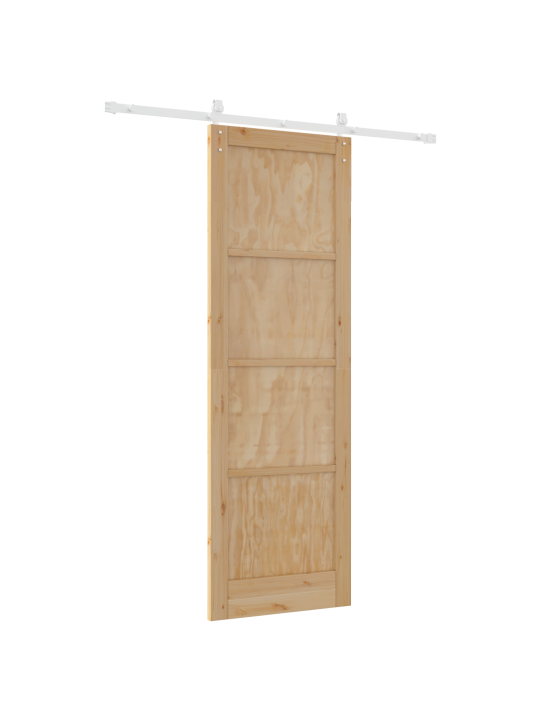 Liuguks koos riistvara komplektiga 78x232 cm tugev puidust männipuit