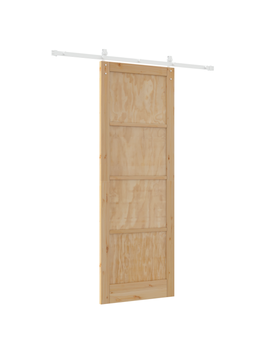 Libistatav uks koos tarvikute komplektiga 83x232 cm massiivpuust vaarpuu