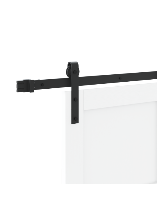 Libistav uks koos komplektiga valge 83x232 cm tugev männipuit