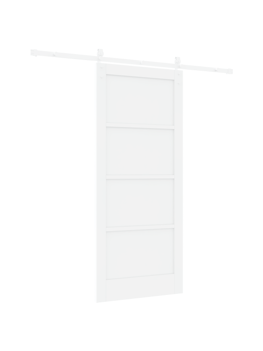 Libisev uks 2 komplekti valge mdf 86 x 198.5 cm libisevad osad