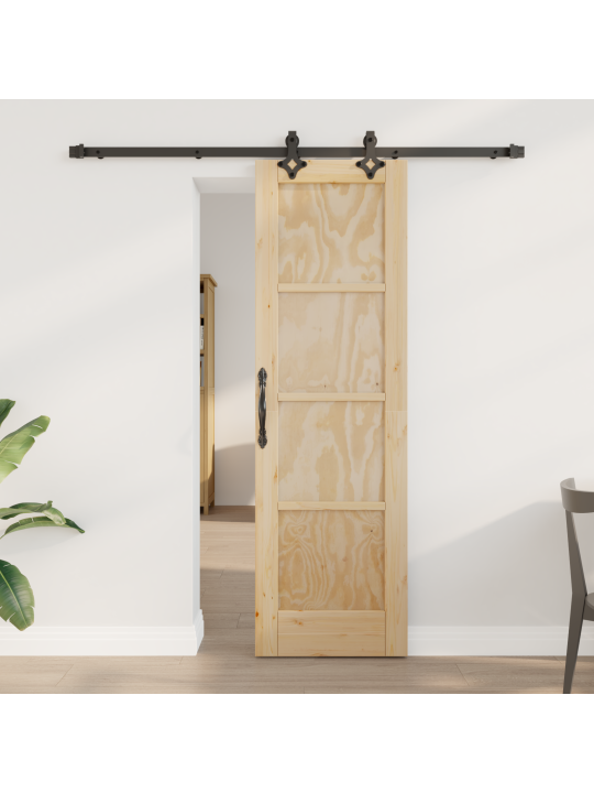 Liuguks koos tarvikute komplektiga 61x198.5 cm täispuidust mänd
