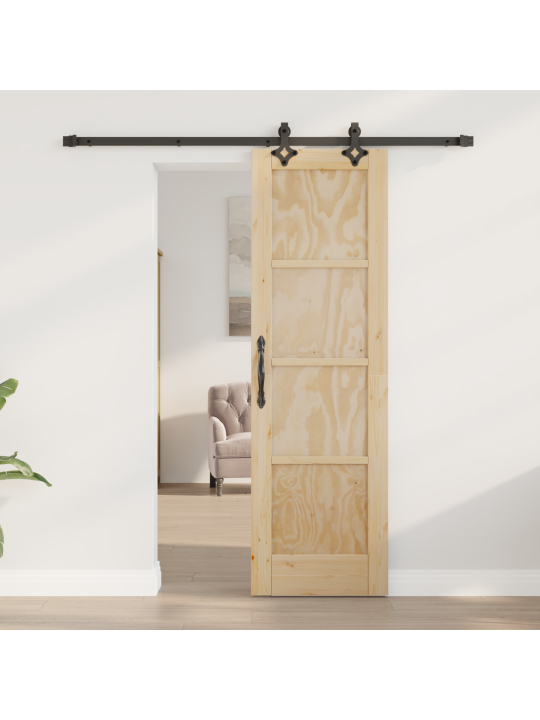 Liuguks koos tarvikute komplektiga 61x198.5 cm täispuidust mänd
