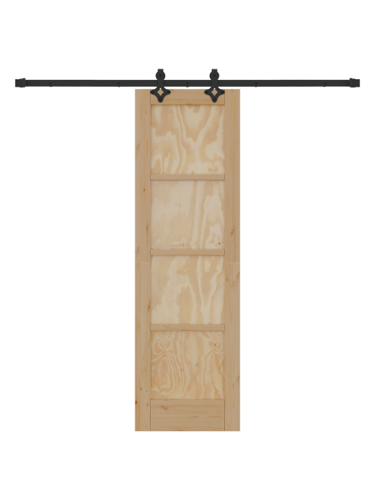 Liuguks koos riistvaraga 61x198.5 cm kvaliteetne puidust männipuu