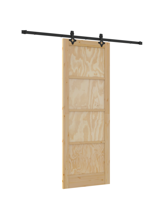 Liuguks koos riistvarakomplektiga 78x211 cm tugev puit männipuit