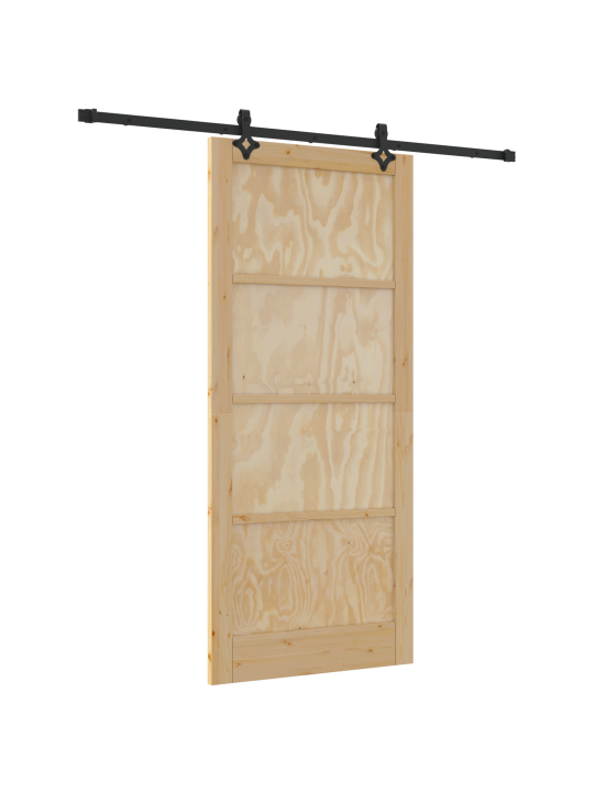 Liuguks koos riistvarakomplektiga 93x211 cm tihke männipuit