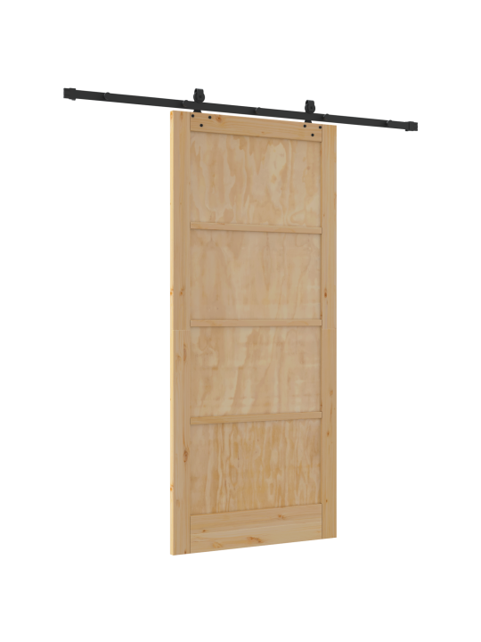 Liuguks koos riistvarakomplektiga 93x211 cm tihke männipuit