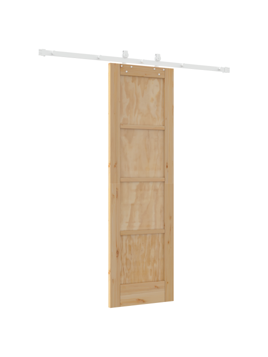 Libisev uks koos tarvikute komplektiga 61x198.5 cm tugev puit mänd