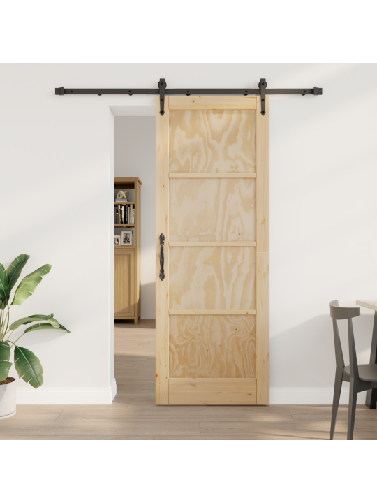 Liuguks koos tarvikute komplektiga 78x211 cm kindel puit mänd