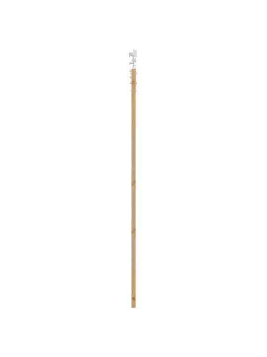 Liuguks koos tarvikute komplektiga 61x198.5 cm solid pine