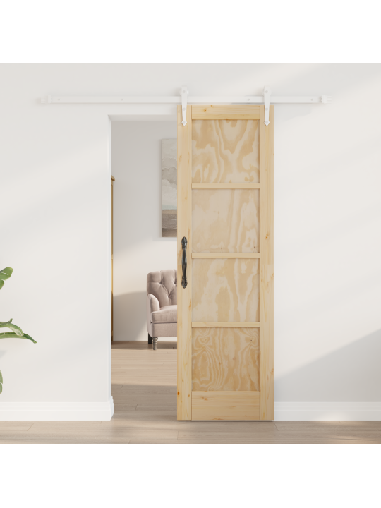 Liuguks koos tarvikute komplektiga 61x198.5 cm solid pine