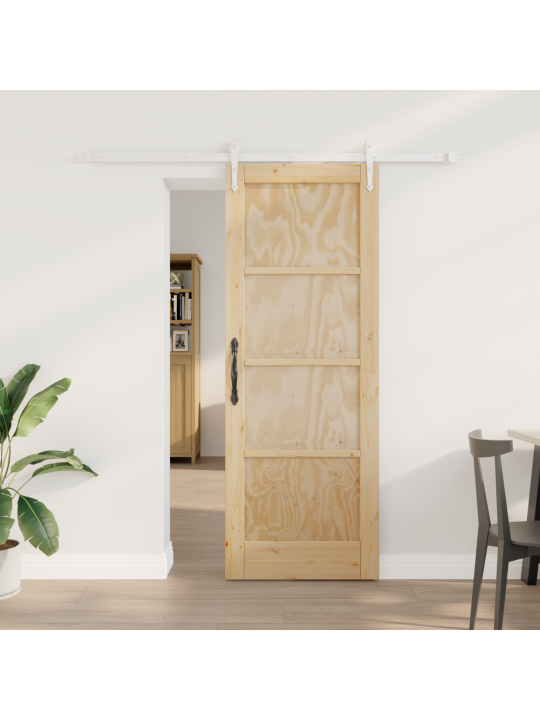 Libistatavuks koos tarvikute komplektiga 73.5x198.5 cm tihke männipuit
