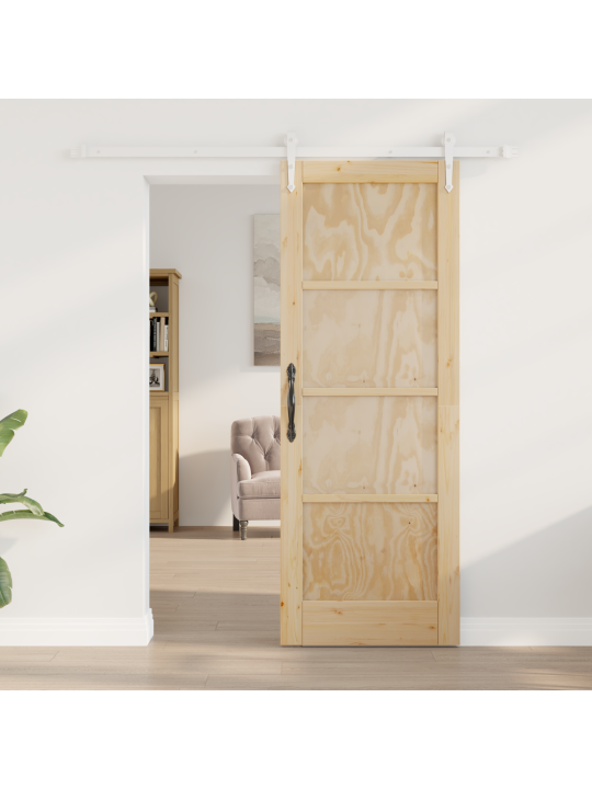 Libistatavuks koos tarvikute komplektiga 73.5x198.5 cm tihke männipuit