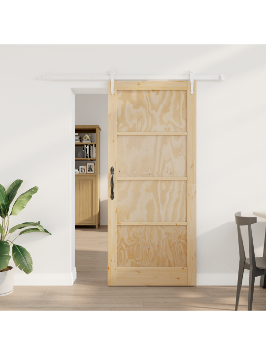 Liuguks koos riistade komplektiga 78x202 cm tugev puit männipuit
