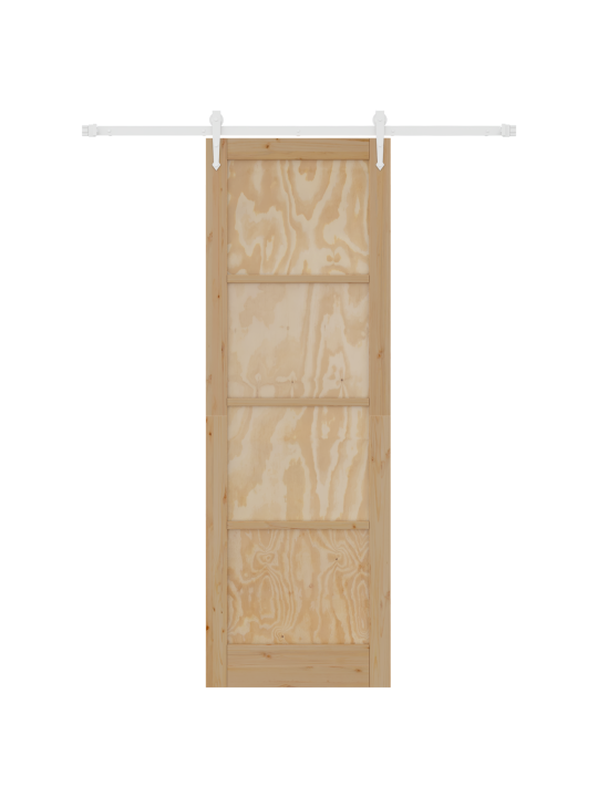 Liuguks koos tarvikute komplektiga 78x232 cm hea kvaliteet männipuit